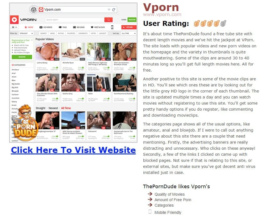 The Porn Dude Has You Covered With Top Adult Sites - vPorn blog