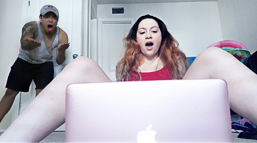 girlfriend watching porn prank