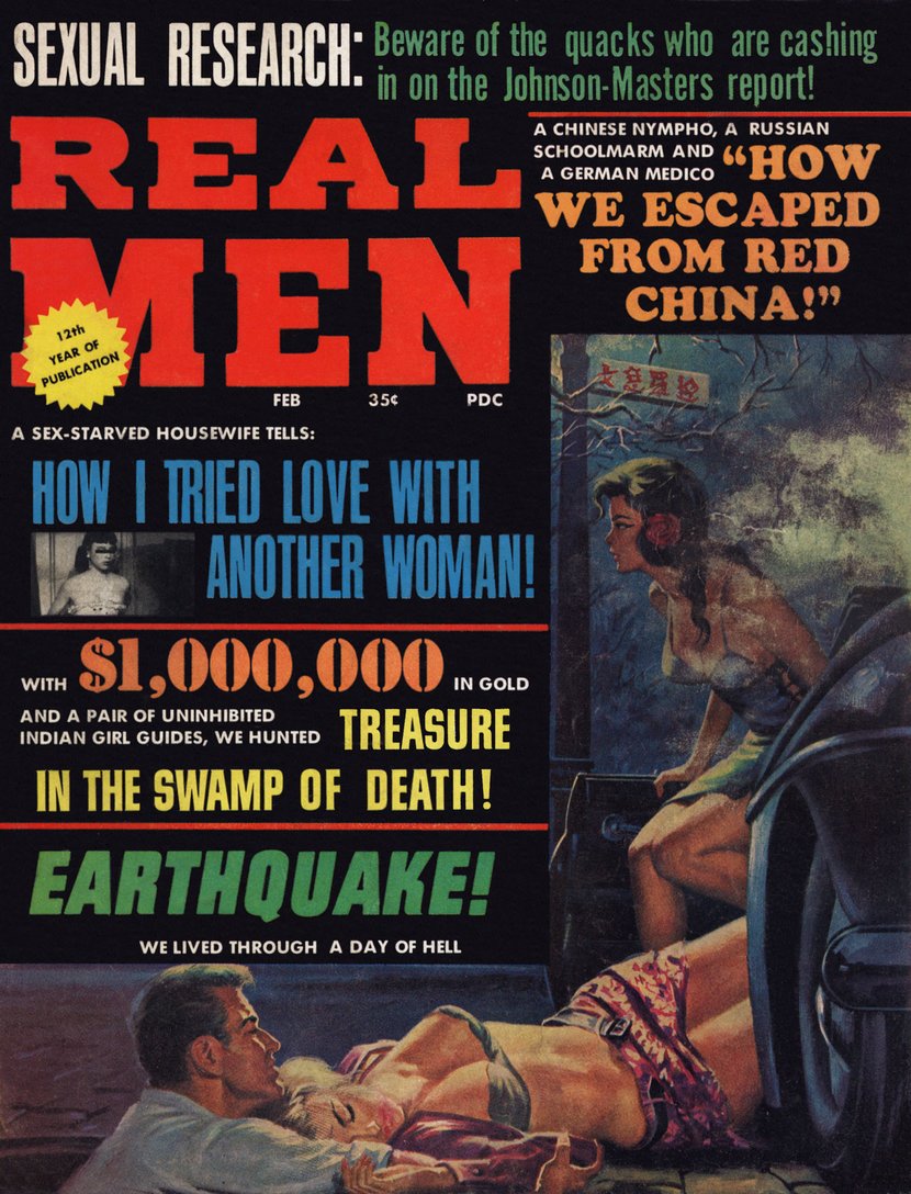 Real Men February 1967 cover