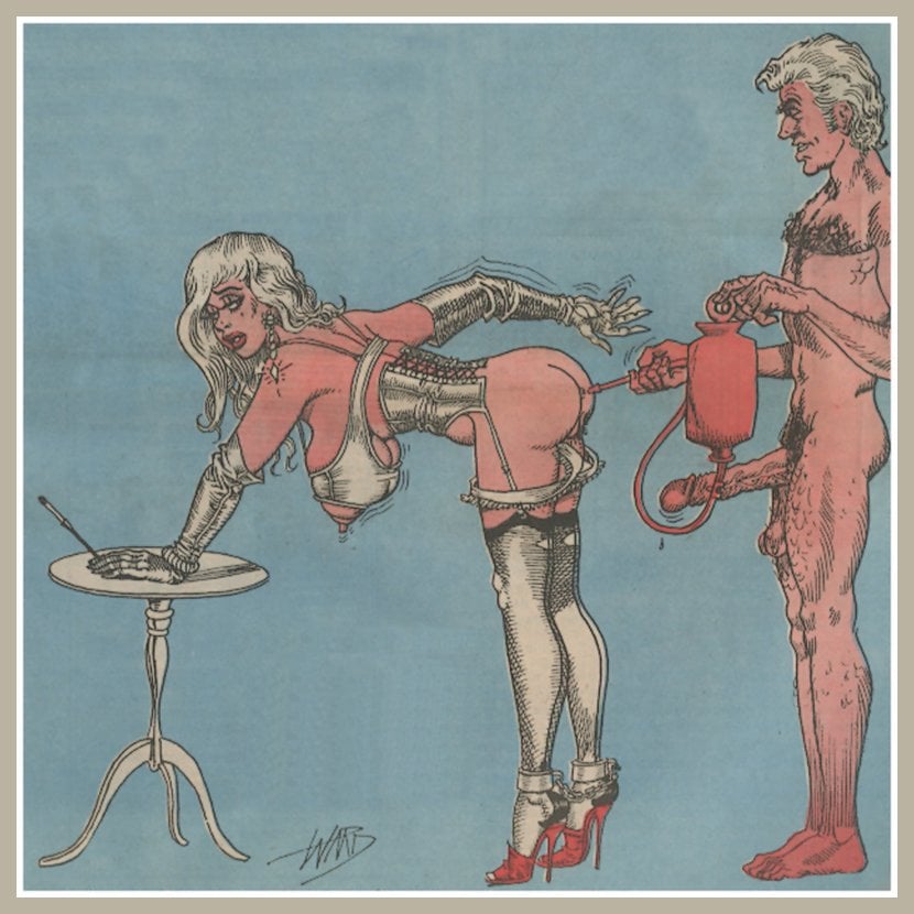 bondage lavement porn artwork par bill ward