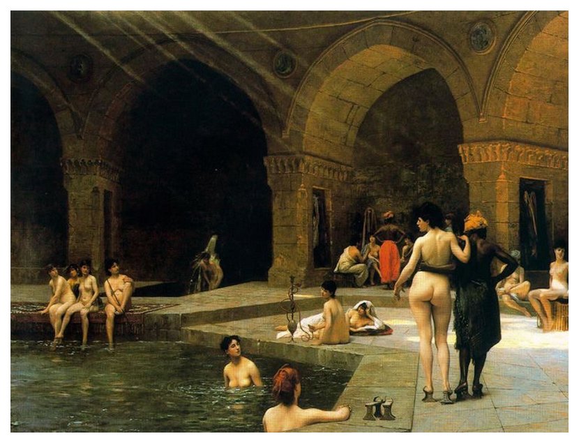 le grand bain de Bursa par Gerome