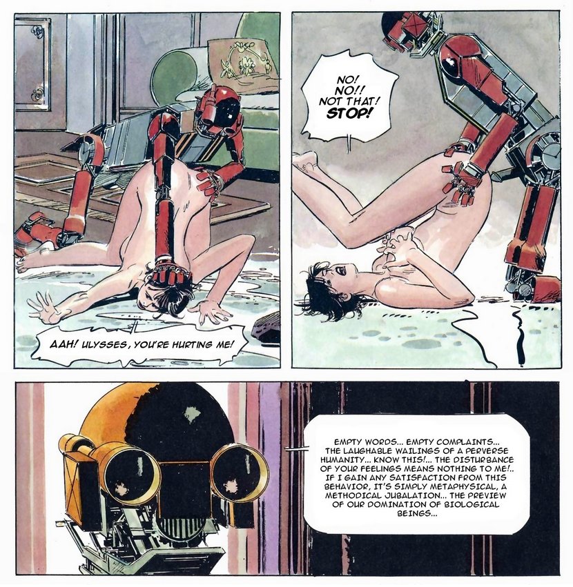 evil sex robot justifies his behavior